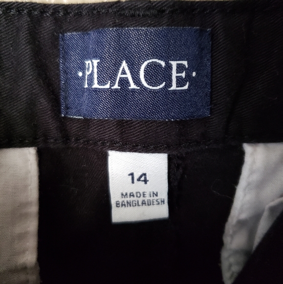 Big boys Children's Place black pants - Picture 3 of 4